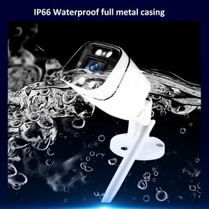 Outdoor 5mp Ip66 Ai Menschliche Erkennung Vollfarb-CCTV-Überwachungs kamera Ip Wireless P2p 3mp Icsee Wifi Bullet-Kamera - Product Image 2