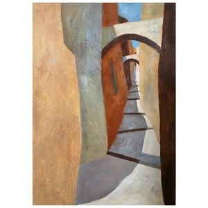 OEM/ODM Peinture de paysage personnalisée sur toile Scène moyenne à l'huile personnalisée à partir de votre <span class=keywords><strong>photo</strong></span> - Product Image 2