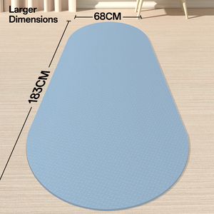 Venta al por mayor de esterillas de yoga personalizadas para fitness ecológicas ovaladas redondas antideslizantes cómodas <span class=keywords><strong>esterilla</strong></span> de yoga Pilates <span class=keywords><strong>TPE</strong></span> - Product Image 2