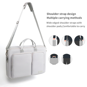 Sac à bandoulière imperméable personnalisé avec logo, 16 pouces, grande capacité, mallette d'affaires durable, sac fourre-tout pour homme - Product Image 5