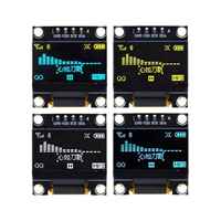 Módulo de Pantalla OLED de 0.96" 128x64 I2C SSD1306, Color Blanco, Azul, Amarillo-Azul para Arduino, Raspberry Pi, STM32, DIY