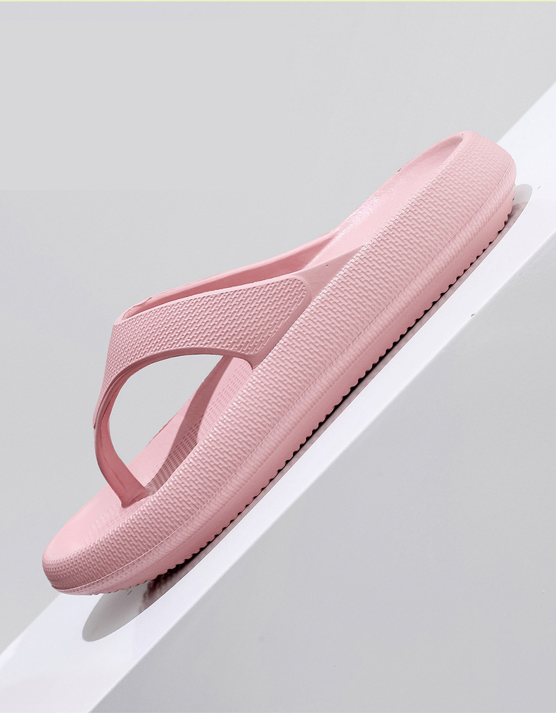 New Clip-on Filp-flops Slippers Non-slip Casual Flat Shoes Soft Soled Bathroom Shoes Couples Filpflops