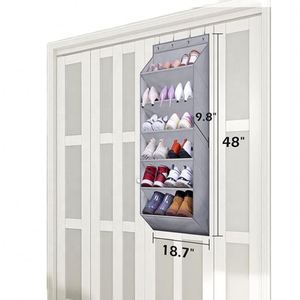 Door <b>Shoe</b> Rack with Deep Pockets for 12 Pairs of <b>Shoe</b> Organizer Over the Door Hanger for Dorm Narrow Door <b>Shoe</b> Storage - Product Image 2