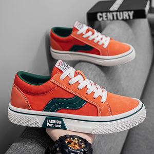 Nouvelles Chaussures de Skate Respirantes et Polyvalentes pour Hommes, Collection Printemps 2026, à Semelle Souple, Tendance Sportive Décontractée en Toile - Product Image 3
