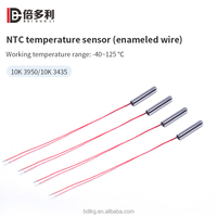 Capteur thermistance NTC 3435 en acier inoxydable cylindrique 10K, adapté aux chauffe-eau solaires extérieurs