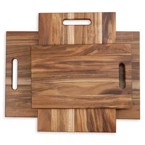 High Quality Most Popular Kitchenware Custom Solid Wood Chopping Board Acacia Wood Cutting Board