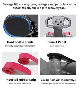 Latest Design Hand Push Cordless Concrete <strong>Floor</strong> Scrubber High Quality <strong>Floor</strong> Scrubber <strong>Cleaning</strong> <strong>Machine</strong> - Product Image 4