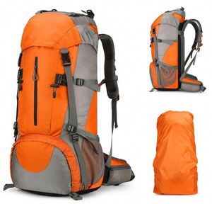 Free Sample LHiking <b>Backpack</b> <b>Waterproof</b> Camping <b>Backpack</b> with Rain Cover Large Lightweight <b>Backpack</b> Daypack for Travel - Product Image 1