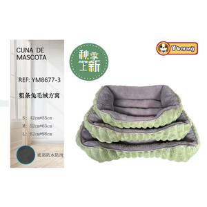 Cuccia per Animali Yommy, Letto Rettangolare in Peluche per Cani e Gatti, Taglie S M L, Impermeabile con Fondo Antiscivolo - Product Image 2
