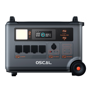 Oscal Powermax 3600 Portable <b>Power</b> <b>Station</b> LiFePO4 57600Wh 1600W <b>Solar</b> Panel EU US JP Warehouse <b>Power</b> <b>Station</b> Easy Carry Oscal - Product Image 4