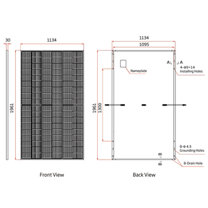 TSM-NEG18R.28 <span class=keywords><strong>Trina</strong></span> 490-520W <span class=keywords><strong>Trina</strong></span> แผงโซลาร์เซลล์490W 495W 500W <span class=keywords><strong>505W</strong></span> 510W 515W 520W <span class=keywords><strong>Trina</strong></span> Vertex S + โมโนโมดูลแก้วคู่โมโน - Product Image 3