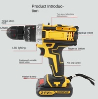 Perceuse sans fil 21V avec variateur de vitesse pour le travail du bois – Vente directe usine par fournisseur chinois