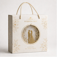 Boîtes en carton rigide imperméables imprimées sur mesure, logo en feuille d'aluminium, fermeture magnétique, doublure en éponge - Emballage de luxe haut de gamme pour mariage