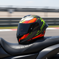 Casque de moto modulaire respirant à haute sécurité avec logo personnalisé, certification DOT ECE 3C, casque de cyclisme professionnel