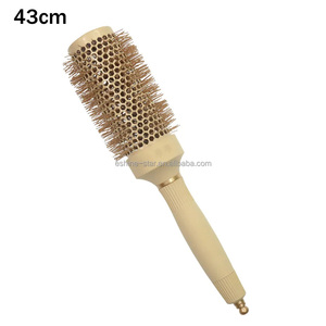 <span class=keywords><strong>Spazzola</strong></span> Rotonda per <span class=keywords><strong>Capelli</strong></span> in Ceramica con Setole in Nylon Resistenti al Calore, Colore Nude, Logo Personalizzato - Product Image 5