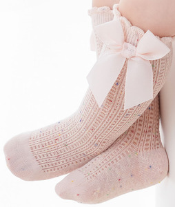 <span class=keywords><strong>Calcetines</strong></span> de Bebé Cómodos para el Verano, con Lazo Grande, Bonitos, Suaves para la Piel, con Volantes, Transpirables - Product Image 2