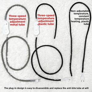 US 110V PTC japonais petite couverture en graphène pour animaux de compagnie température réglable chien/chat Pad Protection contre la surchauffe caractéristique morsure - Product Image 2