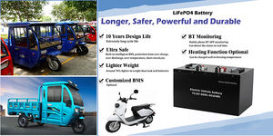 딥 사이클 EV 배터리 36V 48V <span class=keywords><strong>60V</strong></span> 30Ah 배터리 전기 오토바이 용 Ebike 리튬 배터리 72V - Product Image 4