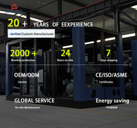 Compresseur d'air industriel AULISS 4-en-1 ALS-15 15KW 8BAR PM VFD pour l'exploitation minière en Australie 240V/415V Livraison rapide