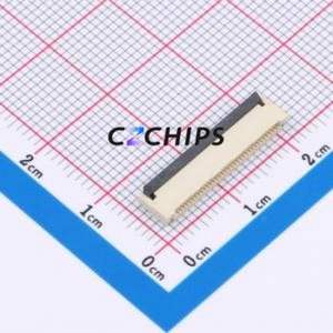 HW0520010-342R-001 FFC/FPC Connector SMD,P=0.5mm,Horizontal Mount Connector Flip Cover Type Double Side Contact / Top Bottom - Product Image 1