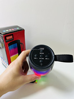 Luz Nocturna RGB Portátil 1202, Reproductor de Música, Altavoz Inalámbrico LED, Compatible con Teléfonos Móviles, Cordón Luminoso para Tarjetas