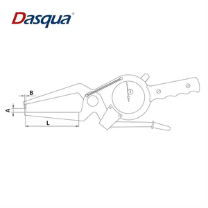 Dasqua 10-30mm đa năng bên ngoài quay số Caliper đo bezel quay để đo đường kính ngoài Vòng rãnh - Product Image 2