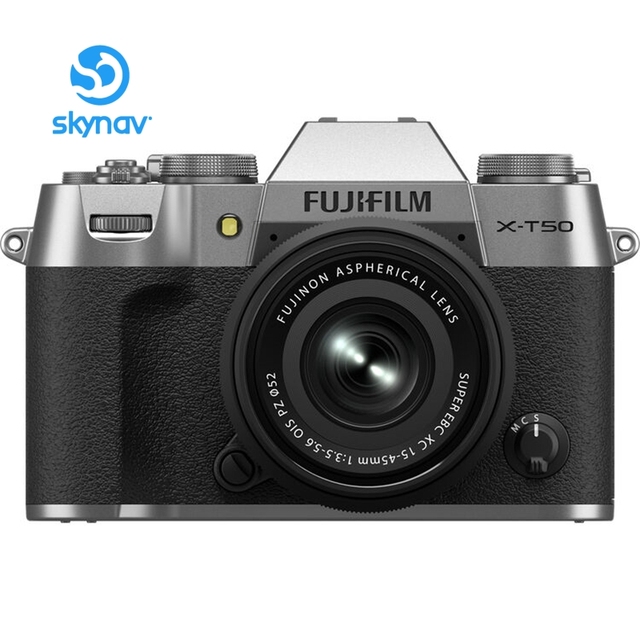 BRAND NEW Fujifilm X-T50 Mirrorless Instant Camera with XC 15-45mm F3.5-5.6 Lens (Charcoal Silver)