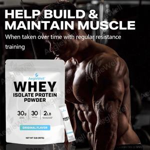 Aeglewell OEM ODM Proteína Whey em Pó de Alta Proteína Fácil de <span class=keywords><strong>Digest</strong></span>ão Ganho Muscular Nutrição Diária e Fitness - Product Image 3