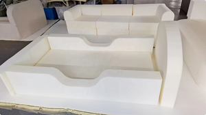 <span class=keywords><strong>Lit</strong></span> pour tout-petit moderne personnalisé en usine avec barrière de sécurité, rembourré en mousse, lavable, <span class=keywords><strong>lit</strong></span> au sol sécurisé pour enfants, pour crèche et salon - Product Image 6