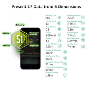 Analizador de Datos de Fútbol Inteligente Dispositivo Portátil de Entrenamiento con Control por App Rastreador GPS Playmaker - Product Image 4