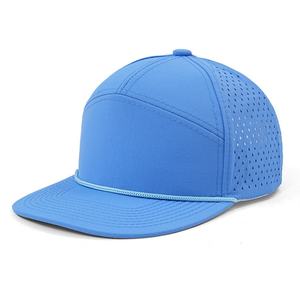 ZZB Gorra Deportiva de Béisbol Personalizada al por Mayor, Perforada con Láser, Transpirable, Impermeable, de Secado Rápido, con Borde Plano y Ventilación con Cuerda - Product Image 2