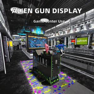 Machine de jeu d'arcade à monnayeur, simulateur de tir à l'arme d'extermination d'Aliens, avec écran LCD 42 pouces, pour usage intérieur, économique, avec garantie de 1 an de la marque - Product Image 1