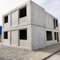 Molde de Acero Reutilizable de Alta Calidad y Durabilidad para Casas Prefabricadas, Molde de Hormigón para Proyectos de Construcción Eficientes