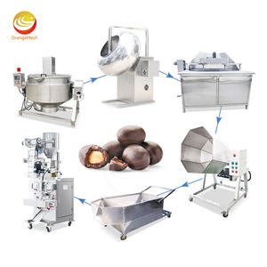 Machine d'enrobage ORME pour noix, pecans, sucre et amandes, ligne de traitement des arachides enrobées - Product Image 1
