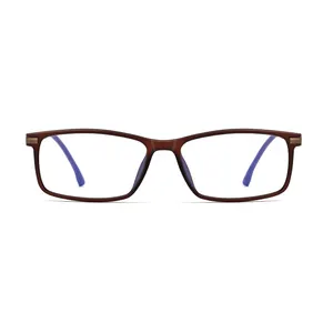 Gafas de diseño de lujo al por mayor 2023, gafas con montura óptica TR90 Unisex con logotipo personalizado, gafas hechas en China