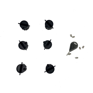Juego de Tapones para Aletas de Surf, Compatibles con Tablas de Surf de 6 Aletas, Tipo Dual Tab, Estándar, 7 Días, SIN LOGO/CUSTOM, Unisex, 30081, Negro, <span class=keywords><strong>CIMI</strong></span> - Product Image 4