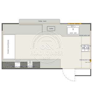 Chariot de salle à manger mobile flexible en acier inoxydable, durable et multicouche, spécialement conçu pour les activités de restauration en plein air - Product Image 2