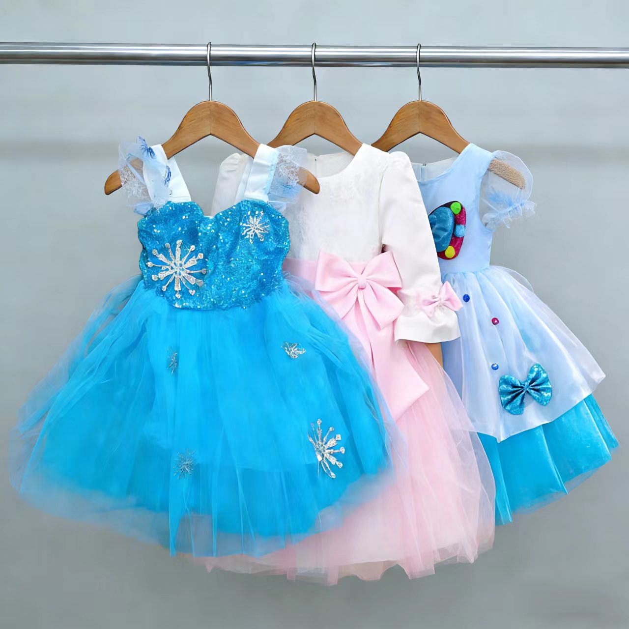 strapless open back dress Posh Peanut Girl's Disney Tiana Twirl Dress in Green, 10Y-12Y, Viscose from Bamboo