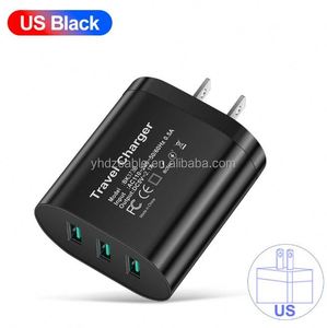 หัวชาร์จมือถือแบบติดผนัง 3 พอร์ต USB ชาร์จเร็ว สำหรับ Samsung Huawei - Product Image 4