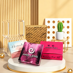 Boîte en papier métallisé dégradé rose et violet avec impression à bulles d'eau pour <span class=keywords><strong>produits</strong></span> <span class=keywords><strong>de</strong></span> <span class=keywords><strong>lentilles</strong></span> <span class=keywords><strong>de</strong></span> <span class=keywords><strong>contact</strong></span> (vente en gros) - Product Image 3