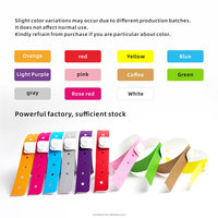 Pulsera de Identificación de Seguridad Desechable de PVC y Papel Sintético Premium, Personalizada con Impresión, para Clubes VIP, Fiestas y Discotecas