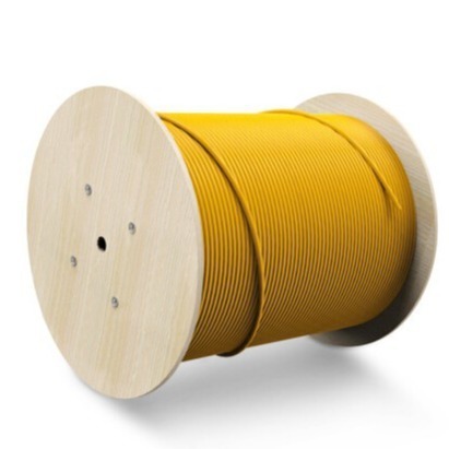 4 Core Single Mode Fiber Optic Cable with Steel Wire Strength Member for FTTH Aerial Use