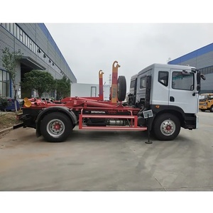 Camión de Basura Dongfeng 4x2 de 12 Toneladas con Sistema de Elevación Palfinger, Camión de Basura con Brazo de Gancho, Camión de Basura Roll-Off - Product Image 5