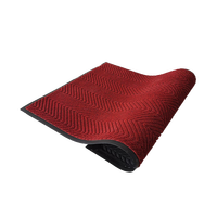 Tapis de porte personnalisé avec logo, livraison rapide, design fin, fabriqué à la machine en fil de polypropylène, dos antidérapant en caoutchouc, lavable, commercial, moderne