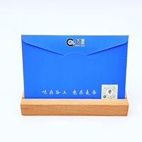 Personnalisable Blanc Recyclé Kraft Carton Durable Carré Enveloppe Pliable Mini Taille pour Cadeau Portefeuille Emballage et Paquet Rouge