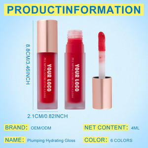 <span class=keywords><strong>Brillo</strong></span> de labios natural vegano hidratante con fórmula hidratante Textura suave <span class=keywords><strong>Brillo</strong></span> de larga duración Maquillaje <span class=keywords><strong>Brillo</strong></span> de labios - Product Image 6