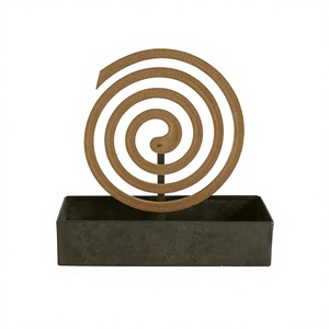 Wholesaler Coil Incense Holder Metal Spiral Aromatherapy <b>Diffuser</b> All-Season Use Coil Burner Handmade On Sale - Product Image 1
