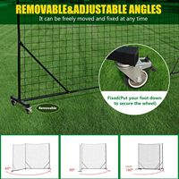But de football de qualité industrielle - Filet robuste personnalisable pour l'entraînement et la cour