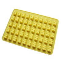 Moule de Cuisson en Silicone à 50 Cavités en Forme de Mini Ours pour Chocolats, Gélatines, Bonbons Gommeux ou Personnalisé en Silicone