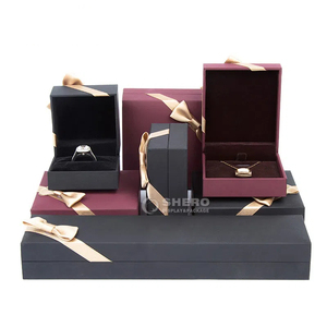Cajas de embalaje de joyería de alta calidad al por mayor con logotipo, cajas de anillos, cajas de collar, pulseras, cajas de embalaje cajas de joyería - Product Image 3